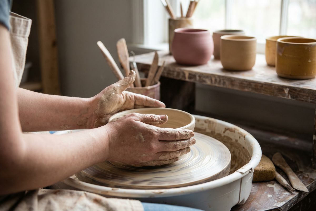 17c 周末手作陶艺治愈影像视频